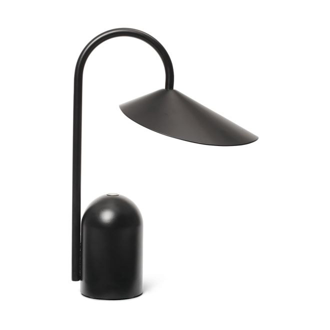 Ferm living arum portabel lampa black
