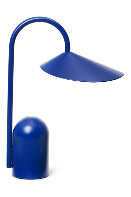 Ferm living arum portabel lampa bright blue
