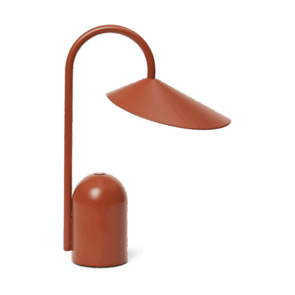 Ferm living arum portabel lampa oxide red