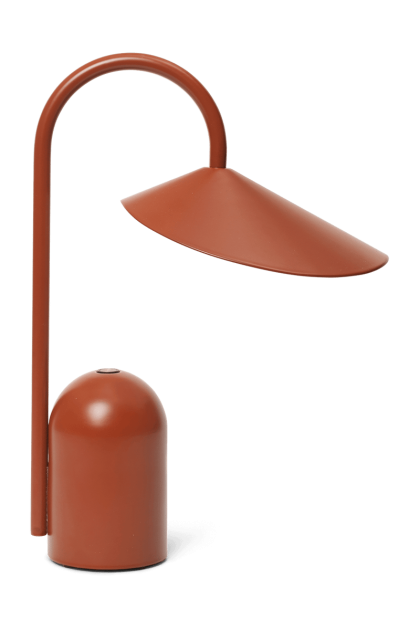 Ferm living arum portabel lampa oxide red