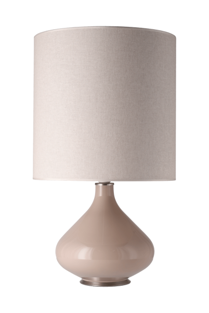 Flavia lamps flavia bordslampa beige lampfot milano tostado m
