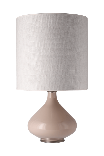 Flavia lamps flavia bordslampa beige lampfot babel beige m