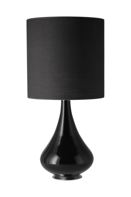Flavia lamps renata bordslampa svart lampfot lino negro m