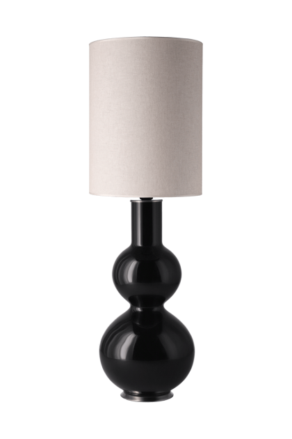Flavia lamps augusta bordslampa svart lampfot milano tostado l