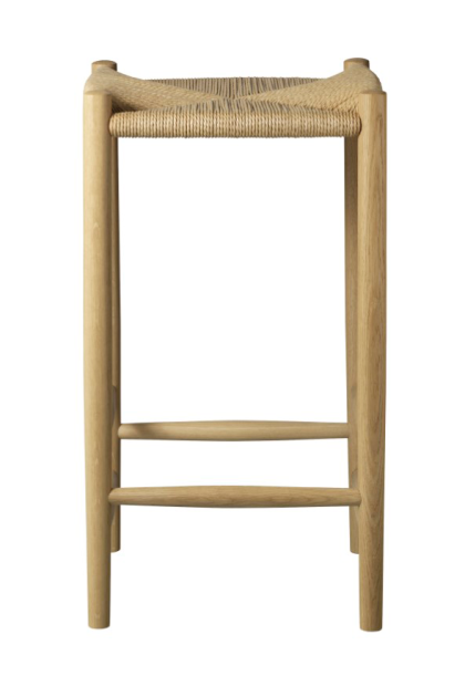 Fdb møbler j164c counter squared barpall oak nature lacquered