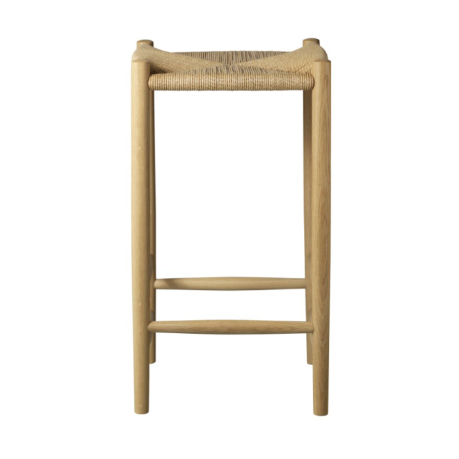 Fdb møbler j164c counter squared barpall oak nature lacquered