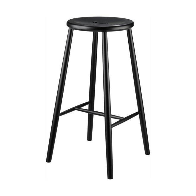 Fdb møbler j27b barstol beech black painted