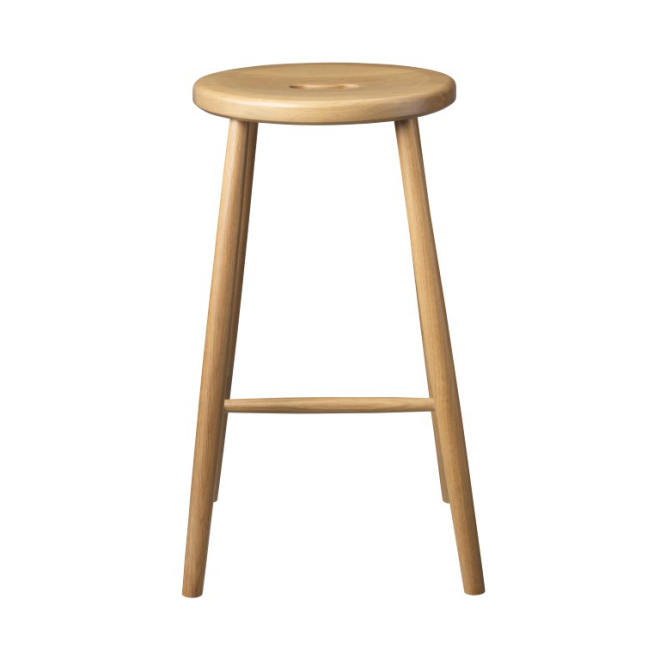 Fdb møbler j27c counter barstol oak nature lacquered