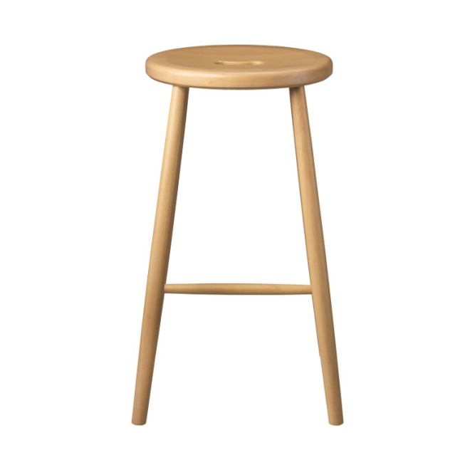 Fdb møbler j27c counter barstol beech nature lacquered