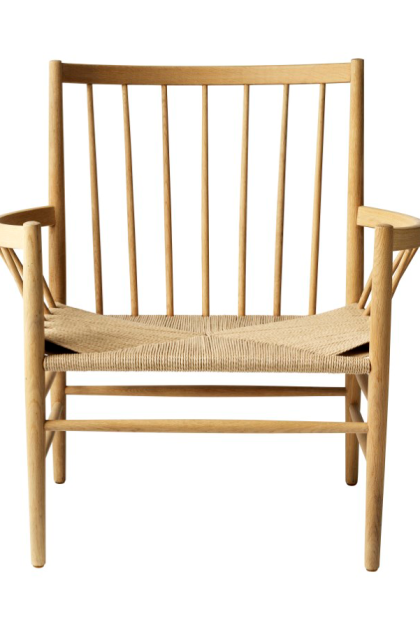 Fdb møbler j82 fåtölj oak nature lacquered