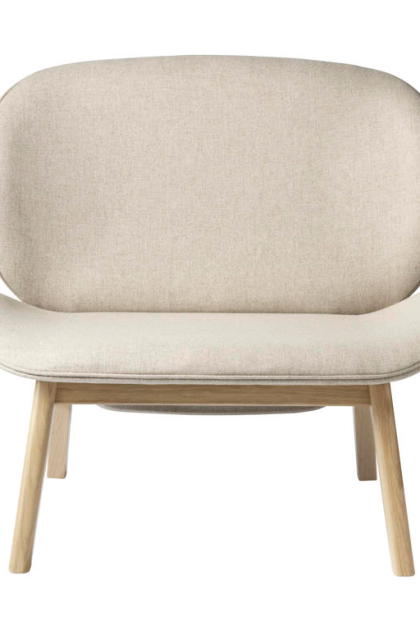 Fdb møbler l32 suru loungestol oak nature lacquered-beige