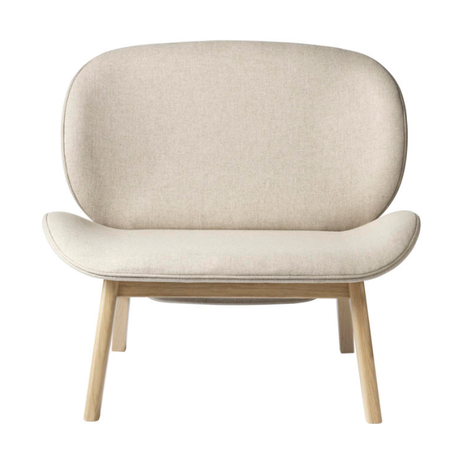 Fdb møbler l32 suru loungestol oak nature lacquered-beige