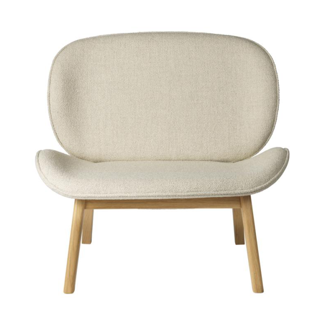 Fdb møbler l32 suru loungestol oak nature lacquered-light beige
