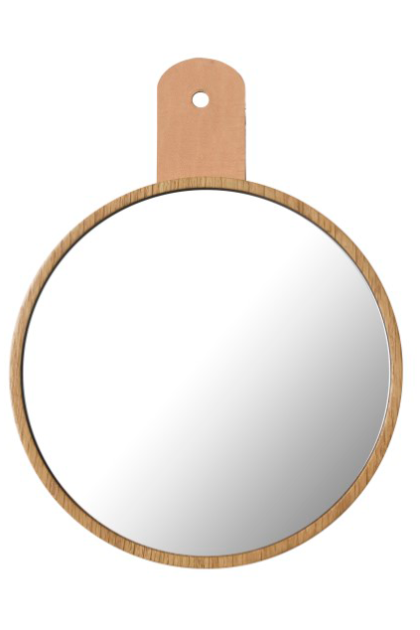 Fdb møbler q5 allé spegel till kroklist oak nature lacquered