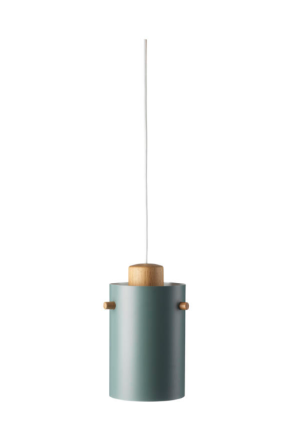 Fdb møbler u10 asnæs pendel oak nature lacquered-dusty blue