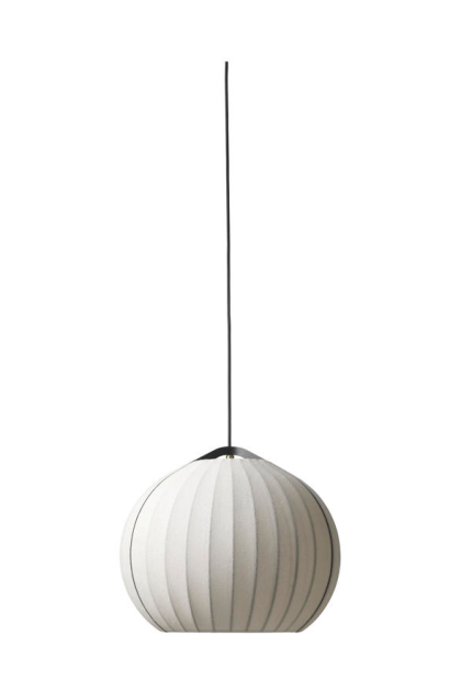 Fdb møbler u13 hasmark pendel beige-brass-black cord