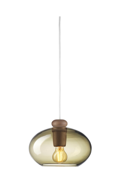 Fdb møbler u2 hiti pendel smokey grey-walnut nature lacquered