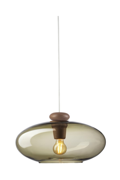 Fdb møbler u3 hiti pendel smokey grey-walnut nature lacquered