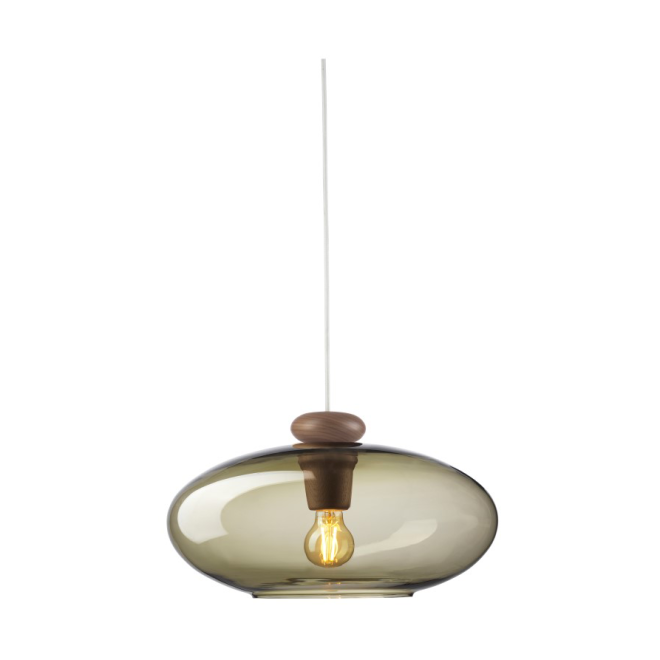 Fdb møbler u3 hiti pendel smokey grey-walnut nature lacquered