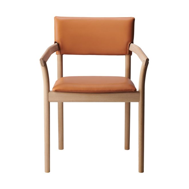Gärsnäs vyn karmstol klädd rygg och sits monocoat natural-elmosoft 43283