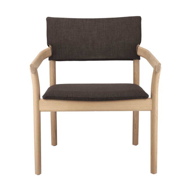Gärsnäs vyn fåtölj klädd rygg och sits monocoat natural-lido 46 mole