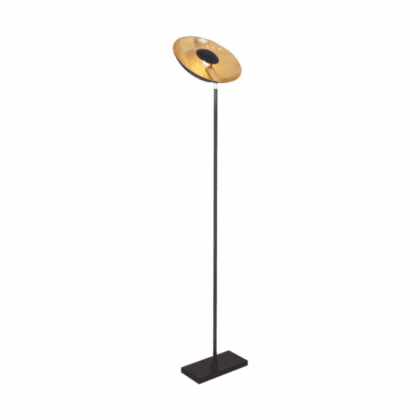 By rydéns captain uplight golvlampa 171 cm svart-guld