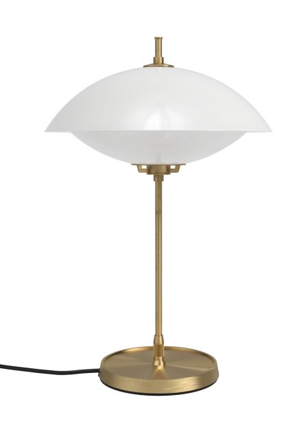 Fritz hansen clam bordslampa 50 cm opal-brass