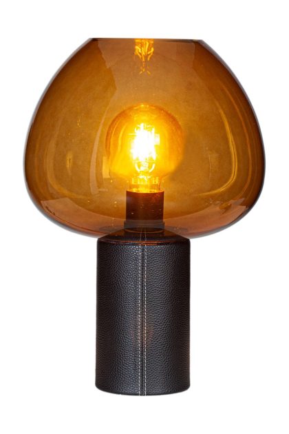 By rydéns cozy bordslampa 41,5 cm svart-konjak