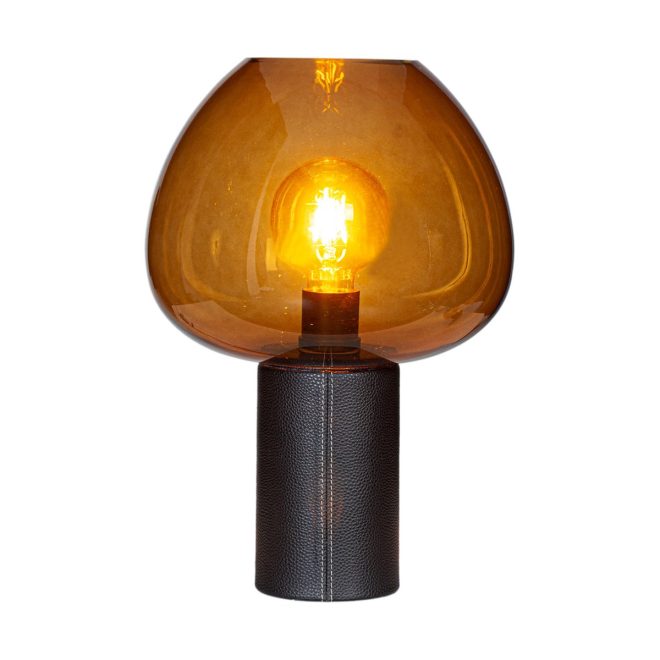 By rydéns cozy bordslampa 41,5 cm svart-konjak