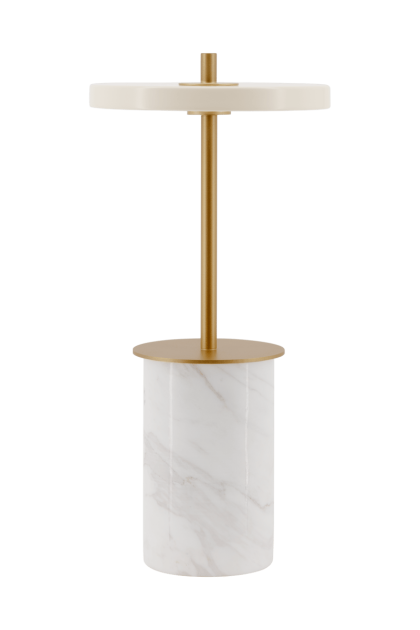 Umage asteria move mini bordslampa Ø12x25,5 cm white marble