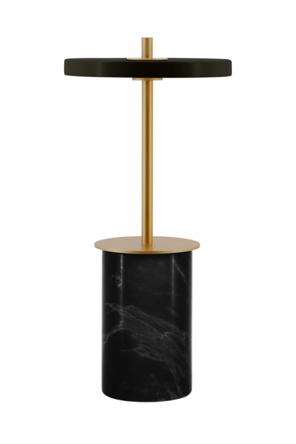 Umage asteria move mini bordslampa Ø12x25,5 cm black marble