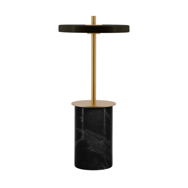 Umage asteria move mini bordslampa Ø12x25,5 cm black marble
