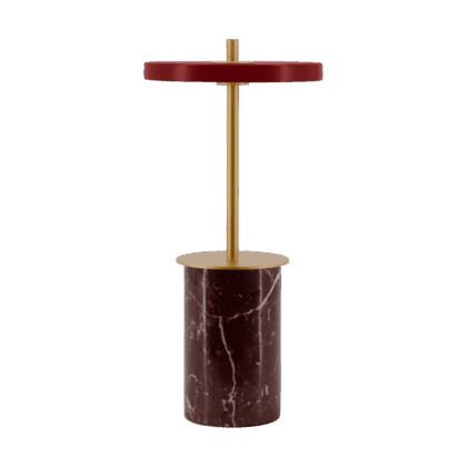 Umage asteria move mini bordslampa Ø12x25,5 cm red marble