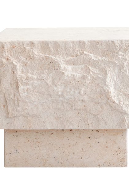 101 copenhagen temple sidobord low 42x40 cm limestone