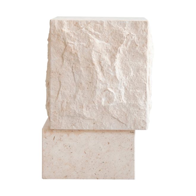 101 copenhagen temple sidobord tall 50x33 cm limestone