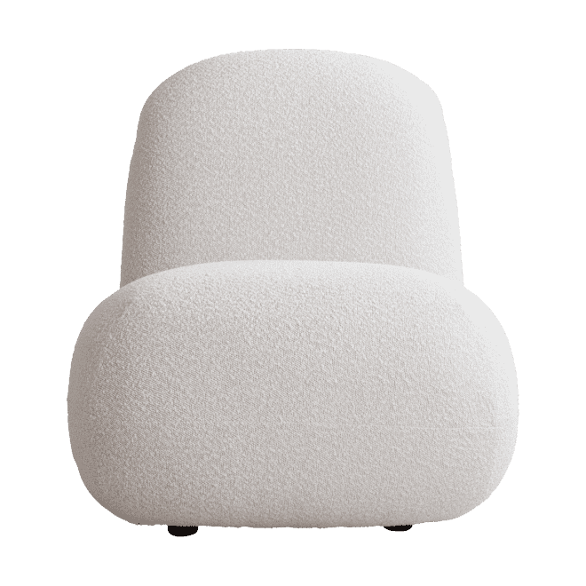 101 copenhagen toe chair flat fåtölj 92x75 cm bouclé