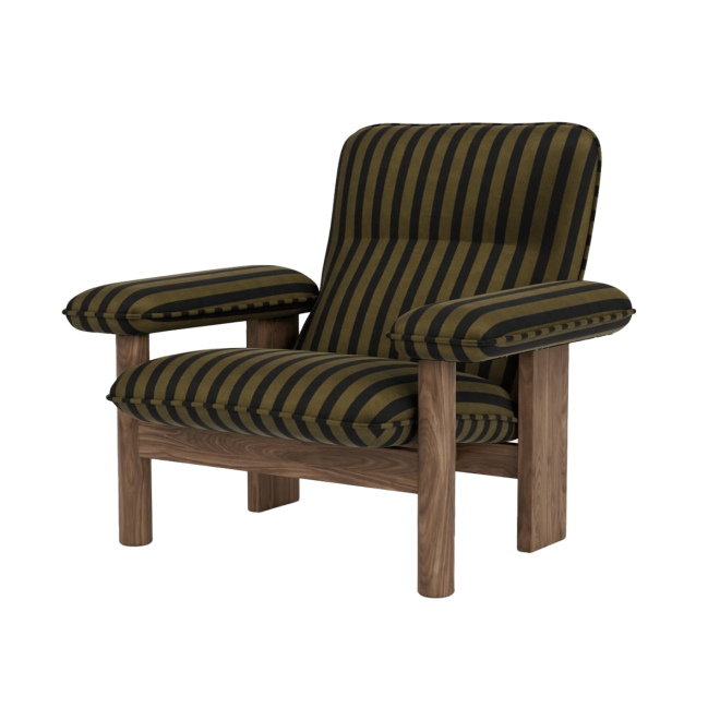 Audo copenhagen brasilia fåtölj walnut-cabanon soft