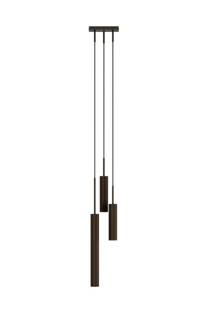 Audo copenhagen tubulaire pendel 3 anodized bronzed