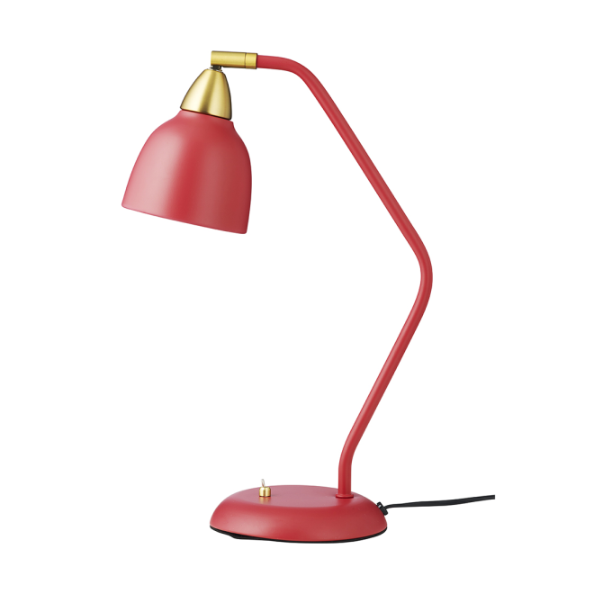 Superliving urban bordslampa raspberry red