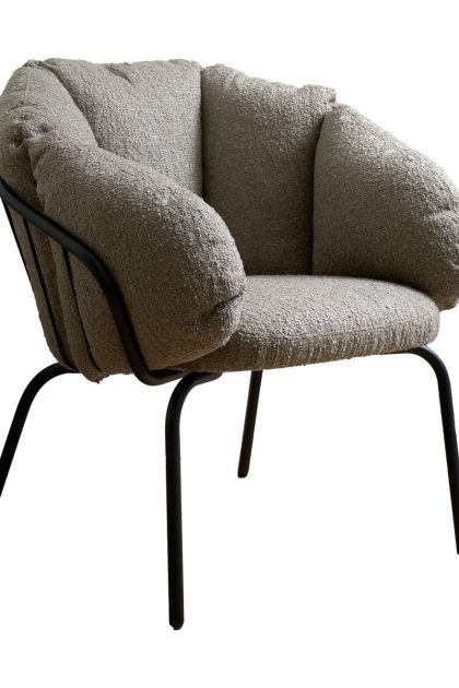 Maze same easy fåtölj black-taupe