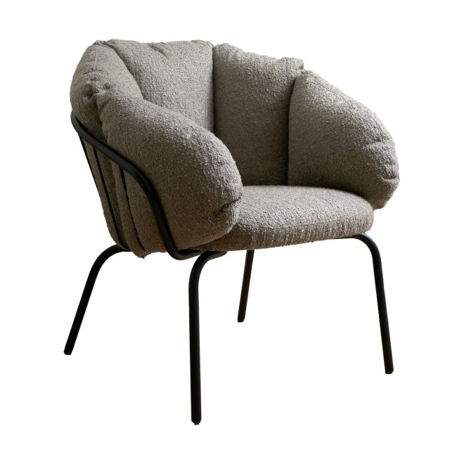 Maze same easy fåtölj black-taupe