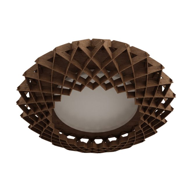 Pilke pilke signature plafond Ø45 cm brun