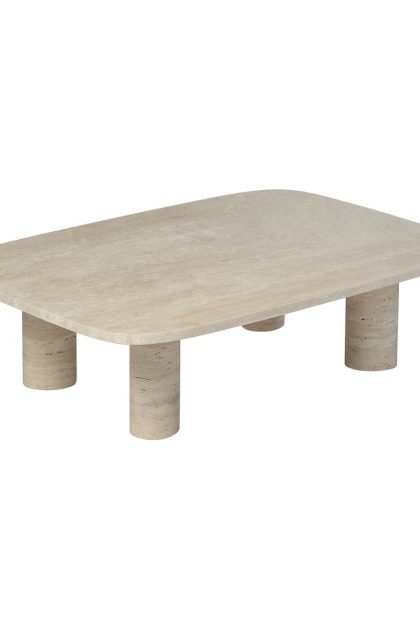 Blomus volos soffbord l 100x70 cm travertine