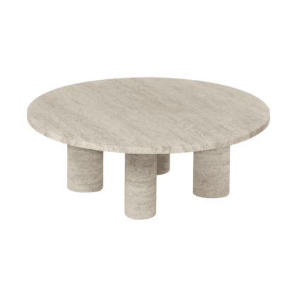 Blomus volos soffbord l Ø75 cm travertine