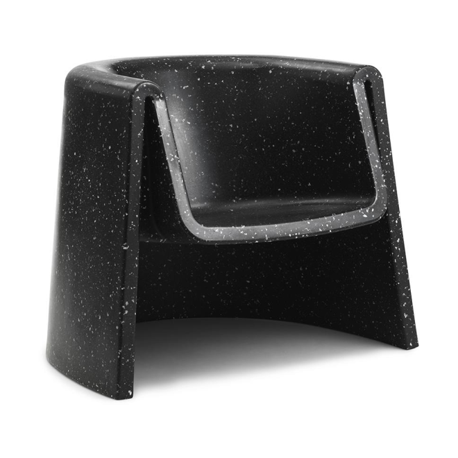 Normann copenhagen bit lounge chair fåtölj svart