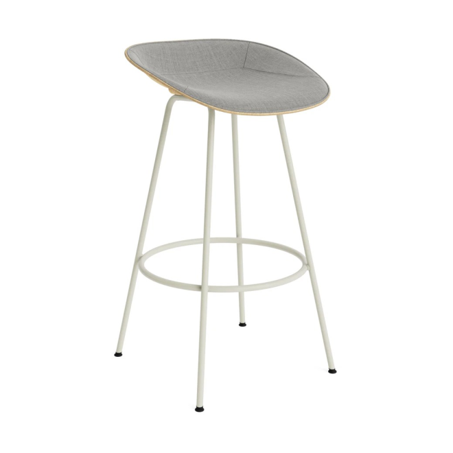 Normann copenhagen mat barstool barpall 75 cm hemp-cream steel