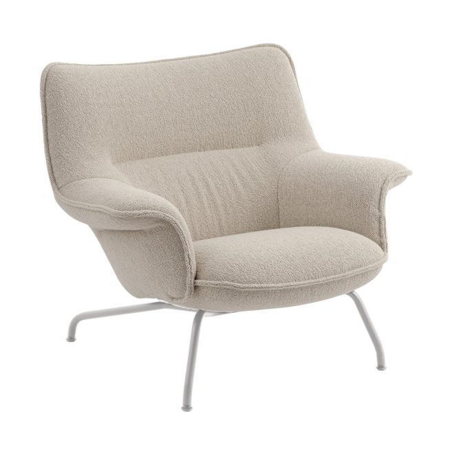Muuto doze fåtölj låg hearth 7-grey