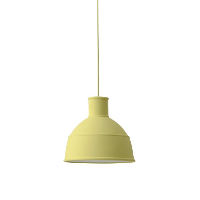 Muuto unfold lampa ljusgul