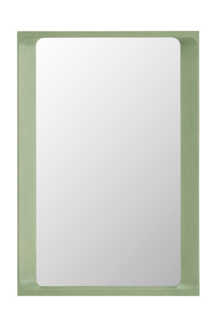 Muuto arced spegel 80x55 cm light green