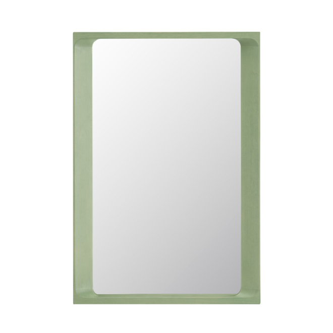 Muuto arced spegel 80x55 cm light green
